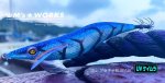 画像1: WILD CHASE 3.5号（35）プラチナBLUE/UV [ケイムラ] (1)