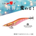 画像1: WILD CHASE 3.0号 #56 RG/アジ泳がせ/カスミオレンジ(UV)[3.0号] (1)